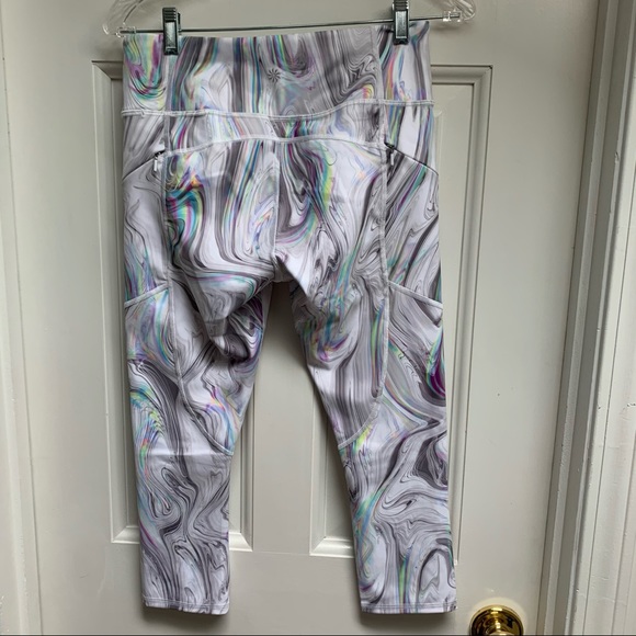 New Athleta Contender Opal Capri Powerlift Sz S & L - Picture 5 of 10